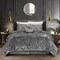 Zakiya 5 pc Comforter Set With Pillow Shams , Decorative Pillow and Bed Skirt